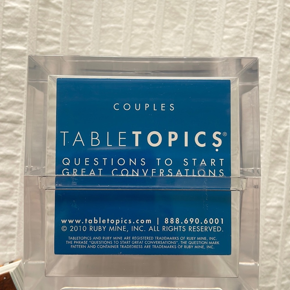 Tabletopics: Couples Edition